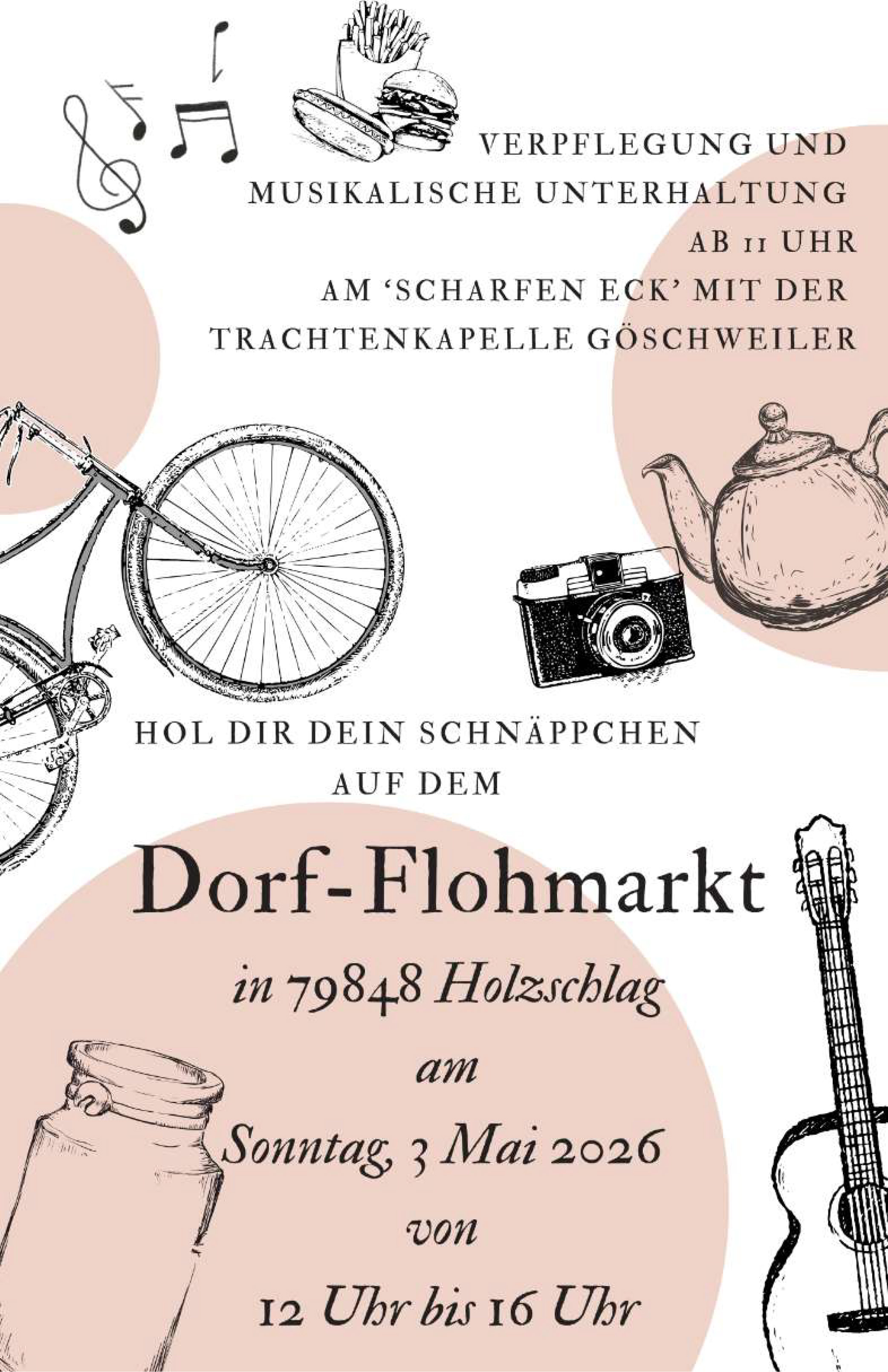 Flyer Straßenflohmarkt
