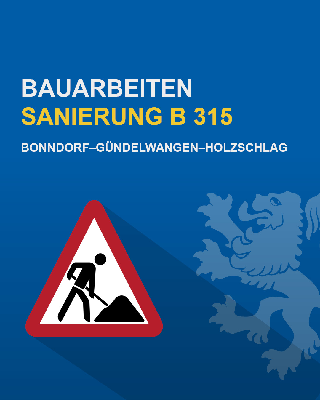 Infografik mit einem Schild 