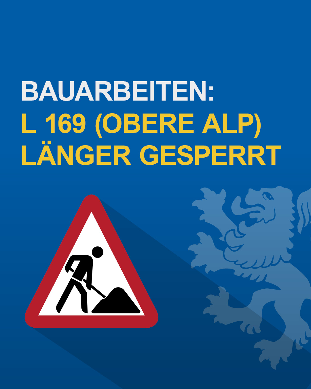 Infografik mit einem Schild 
